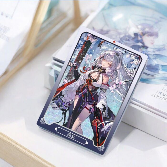 NTE Zankou Cherry Blossom Glitter Acrylic Display Block and Badge Collection | nte.global NTE グッズ 이환 굿즈