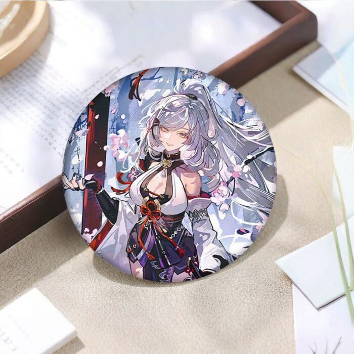NTE Zankou Cherry Blossom Glitter Acrylic Display Block and Badge Collection | nte.global NTE グッズ 이환 굿즈