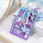 NTE Zankou Purple Lotus Glitter Acrylic Display Block and Badge Collection | nte.global NTE グッズ 이환 굿즈