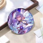 NTE Zankou Purple Lotus Glitter Acrylic Display Block and Badge Collection | nte.global NTE グッズ 이환 굿즈