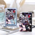 NTE Zankou Red Moon Glitter Acrylic Display Block and Badge Collection | nte.global NTE グッズ 이환 굿즈