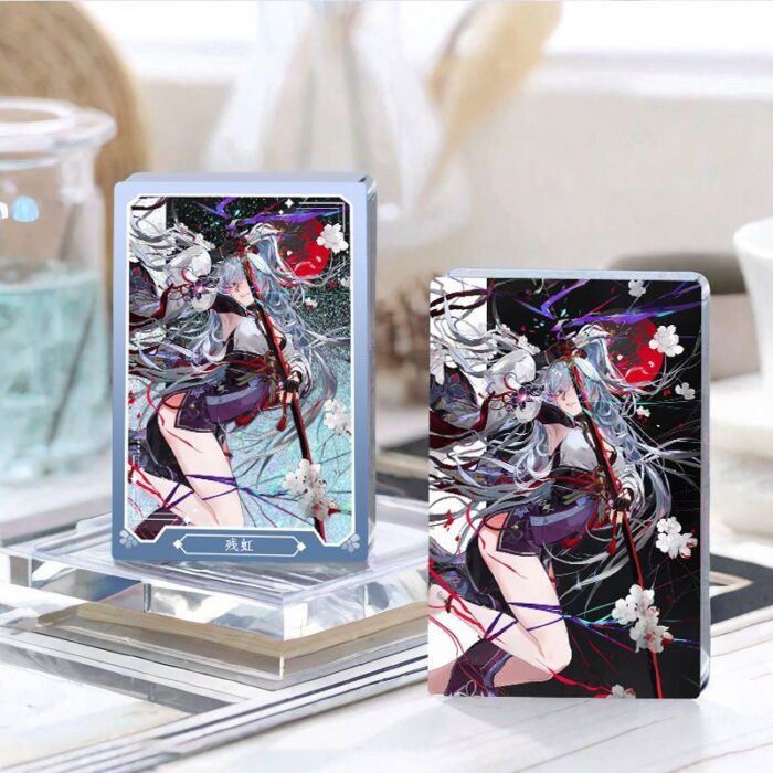 NTE Zankou Red Moon Glitter Acrylic Display Block and Badge Collection | nte.global NTE グッズ 이환 굿즈