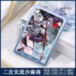 NTE Zankou Red Moon Glitter Acrylic Display Block and Badge Collection | nte.global NTE グッズ 이환 굿즈