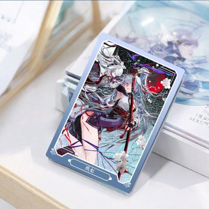 NTE Zankou Red Moon Glitter Acrylic Display Block and Badge Collection | nte.global NTE グッズ 이환 굿즈
