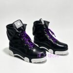 NTE Akane Rin Black and Purple Star Cosplay Shoes