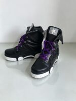 NTE Akane Rin Black and Purple Star Cosplay Shoes
