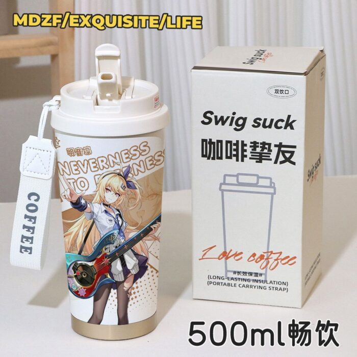 NTE Akane Rin Blackbird 500 ml Insulated Tumbler - Akane Rin Full Art