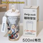 NTE Akane Rin Blackbird 500 ml Insulated Tumbler - Akane Rin Checkerboard