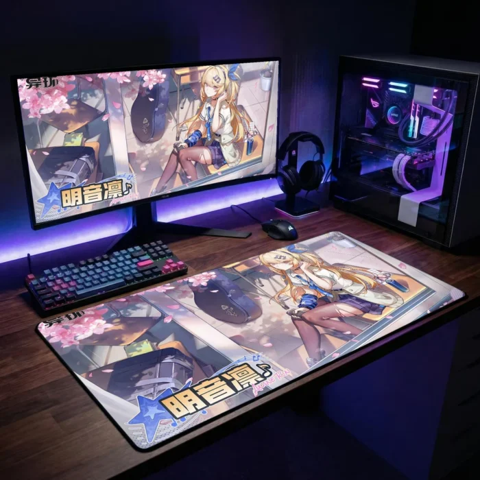 NTE Akane Rin RGB Gaming Mousepad Collection | nte.global NTE グッズ 이환 굿즈