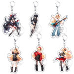 NTE Akane Rin Blackbird Outfit Collection Acrylic Standee and Keychain - Complete Collection