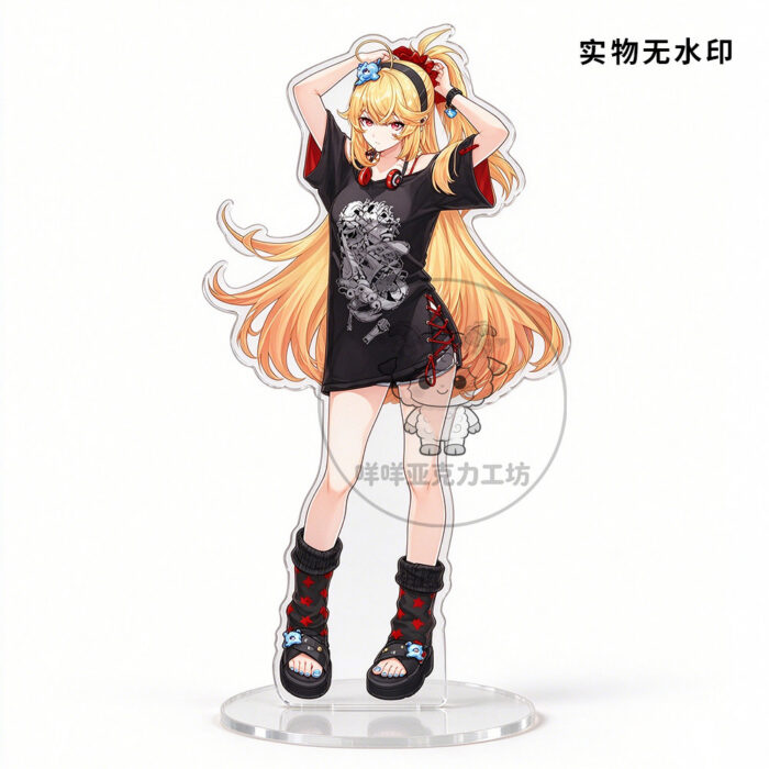 NTE Akane Rin Blackbird Outfit Collection Acrylic Standee and Keychain - Akane Rin Energy Saving
