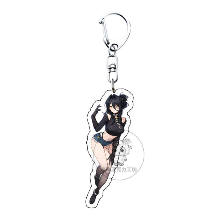 NTE Akane Rin Blackbird Outfit Collection Acrylic Standee and Keychain - Blackbird Unfading Feather