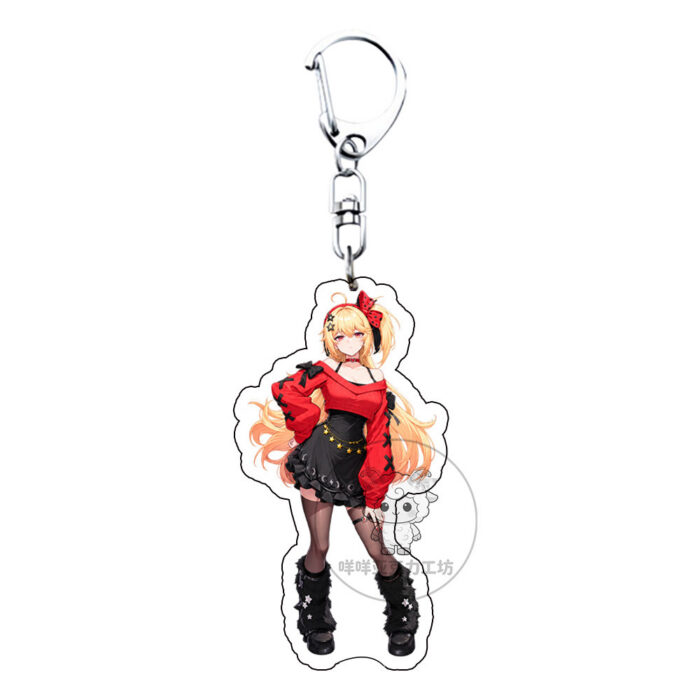 NTE Akane Rin Blackbird Outfit Collection Acrylic Standee and Keychain - Akane Rin Scarlet Velvet
