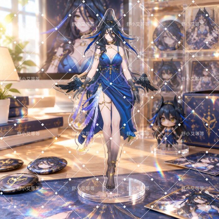 NTE Blackbird Outfit Collection 10 cm Acrylic Standee - Blue Gown
