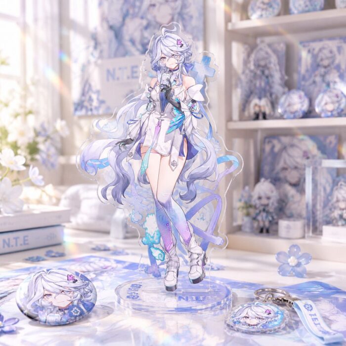 NTE Elyms Chibi Acrylic Standee and Keychain - 10 cm Standee