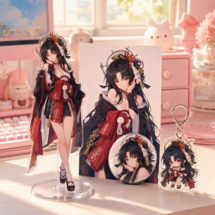 NTE Hotori Crimson Outfit Acrylic Standee and Accessories | nte.global NTE グッズ 이환 굿즈 | Hotori