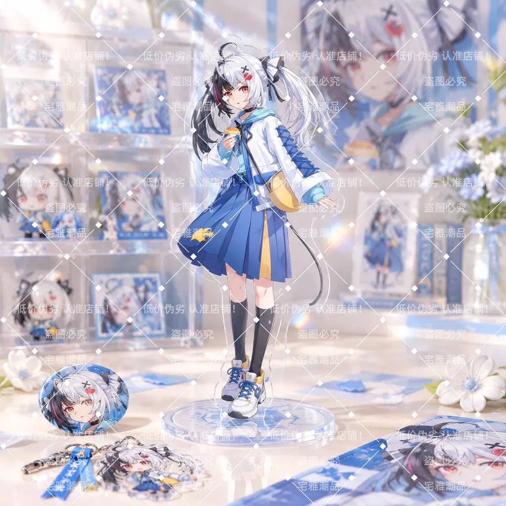 NTE Lacrimosa Mint Blue Uniform Acrylic Standee | nte.global | NTE Lacrimosa Mint |