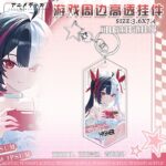 NTE Lacrimosa Shinku Summer Hexagonal Keychain | nte.global NTE グッズ 이환 굿즈 | Lacrimosa, NTE 라크리모사, NTE ラクリモーサ, Shinku, NTE 真紅