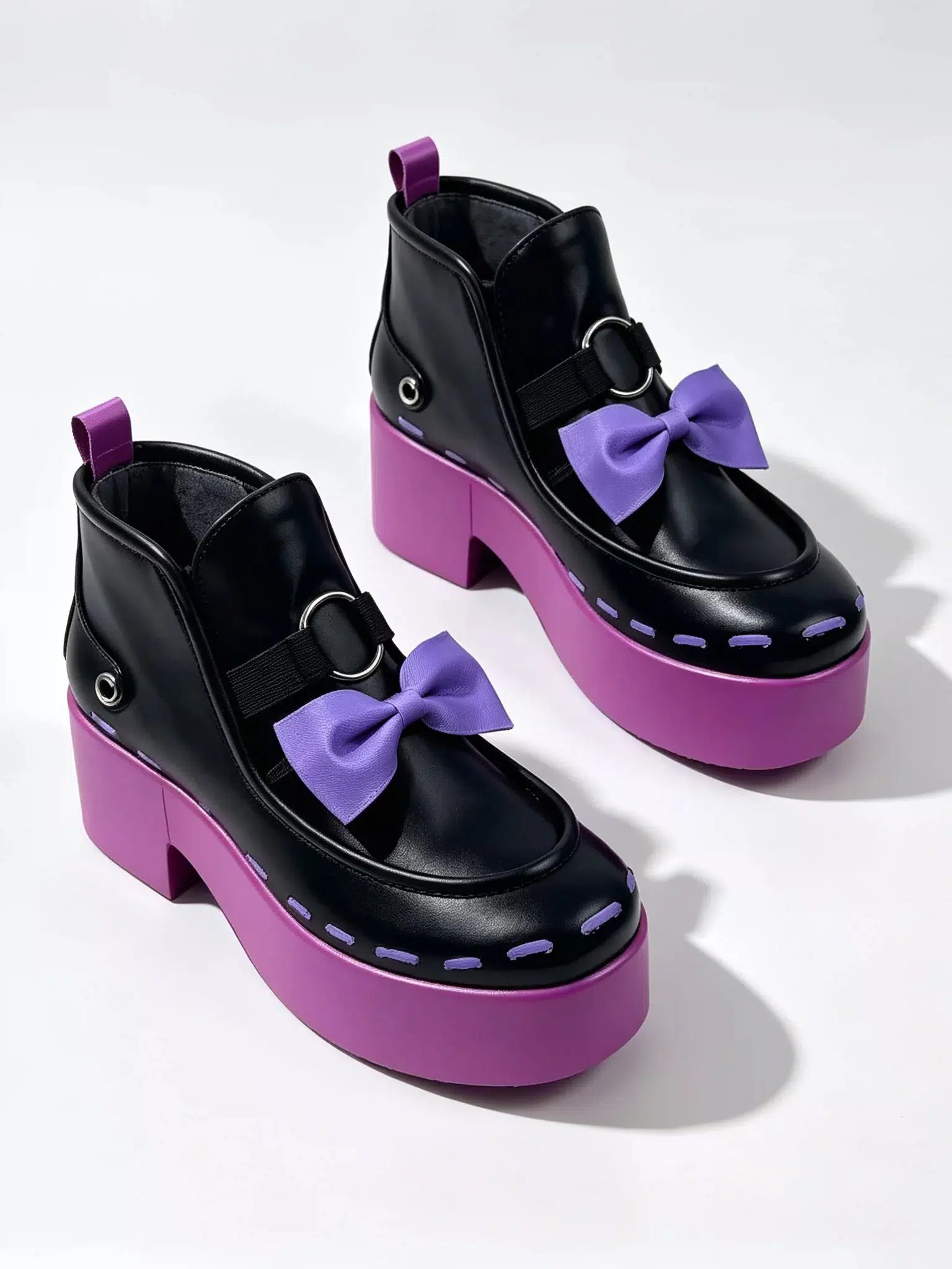 NTE Linko Black and Purple Cosplay Shoes NTE Linko Black and Purple Cosplay Shoes