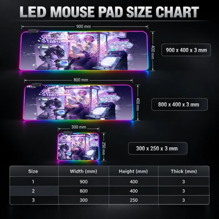 NTE Linko RGB Gaming Mousepad Collection | nte.global NTE グッズ 이환 굿즈