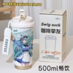 NTE Mint Lacrimosa Blue Uniform Dual Drink Insulated Cup | nte.global NTE グッズ 이환 굿즈 | Mint, NTE 민트, NTE ミント, Lacrimosa, NTE 라크리모사, NTE ラクリモーサ