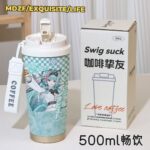 NTE Mint Lacrimosa Blue Uniform Dual Drink Insulated Cup | nte.global NTE グッズ 이환 굿즈 | Mint, NTE 민트, NTE ミント, Lacrimosa, NTE 라크리모사, NTE ラクリモーサ