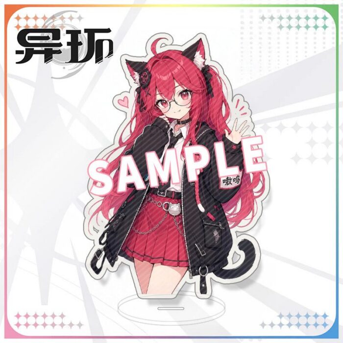 NTE Nanally Chibi and Portrait 15 cm Acrylic Standee | nte.global NTE グッズ 이환 굿즈 | Nanally, NTE 나나리, NTE ナナリ