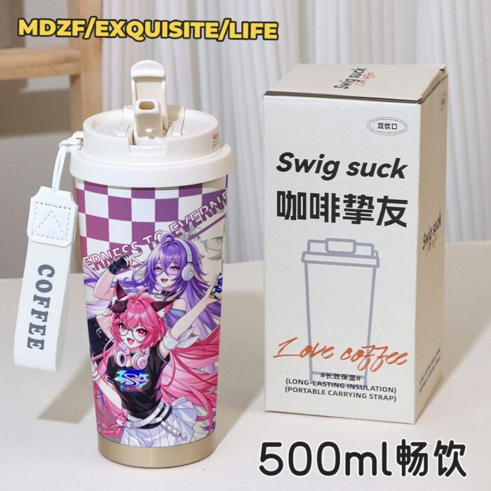 NTE Nanally Fadia Dual Drink Insulated Cup | nte.global NTE グッズ 이환 굿즈 | Nanally, NTE 나나리, NTE ナナリ