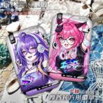 NTE Nanally Fadia Headphones Portrait Rectangular Badge - Nanally and Fadia 2-Piece Set