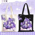 NTE Nanally Fadia Portrait Canvas Tote Bag - Fadia