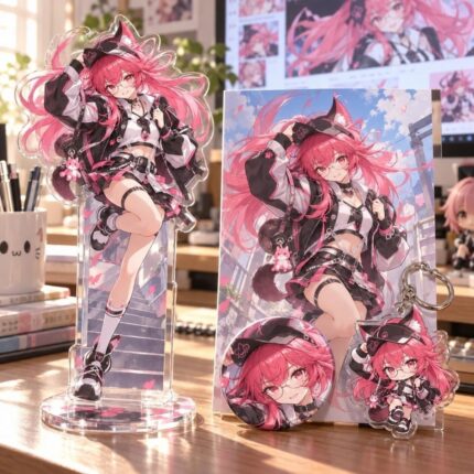 NTE Nanally Playful Pose Acrylic Standee and Accessories | nte.global NTE グッズ 이환 굿즈 | Nanally, NTE 나나리, NTE ナナリ