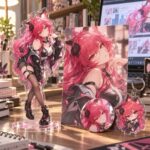 NTE Nanally Rose Portrait Acrylic Standee and Accessories | nte.global NTE グッズ 이환 굿즈 | Nanally, NTE 나나리, NTE ナナリ